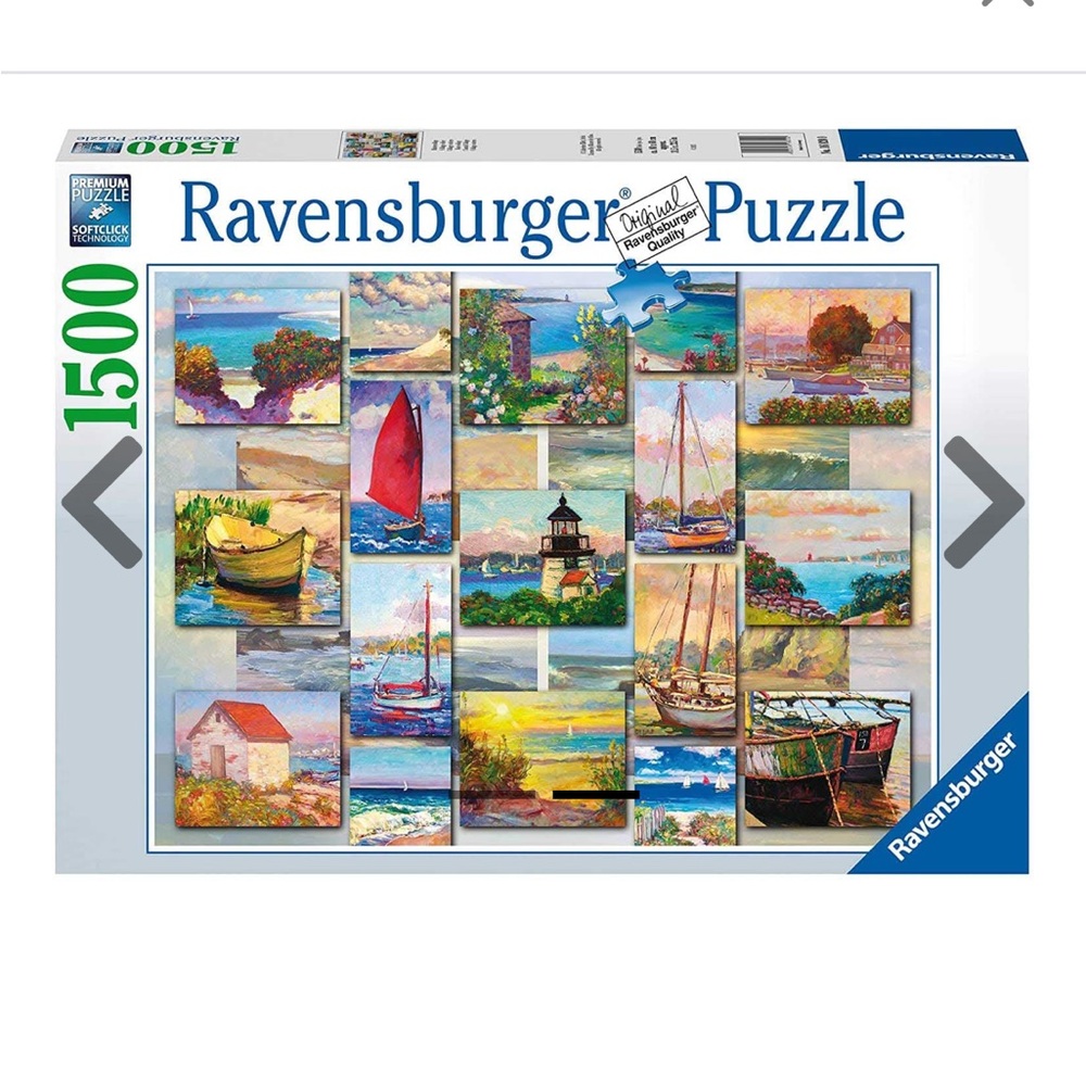 Ravensburger 1500 Piece Jigsaw Puzzle Coastal Collage